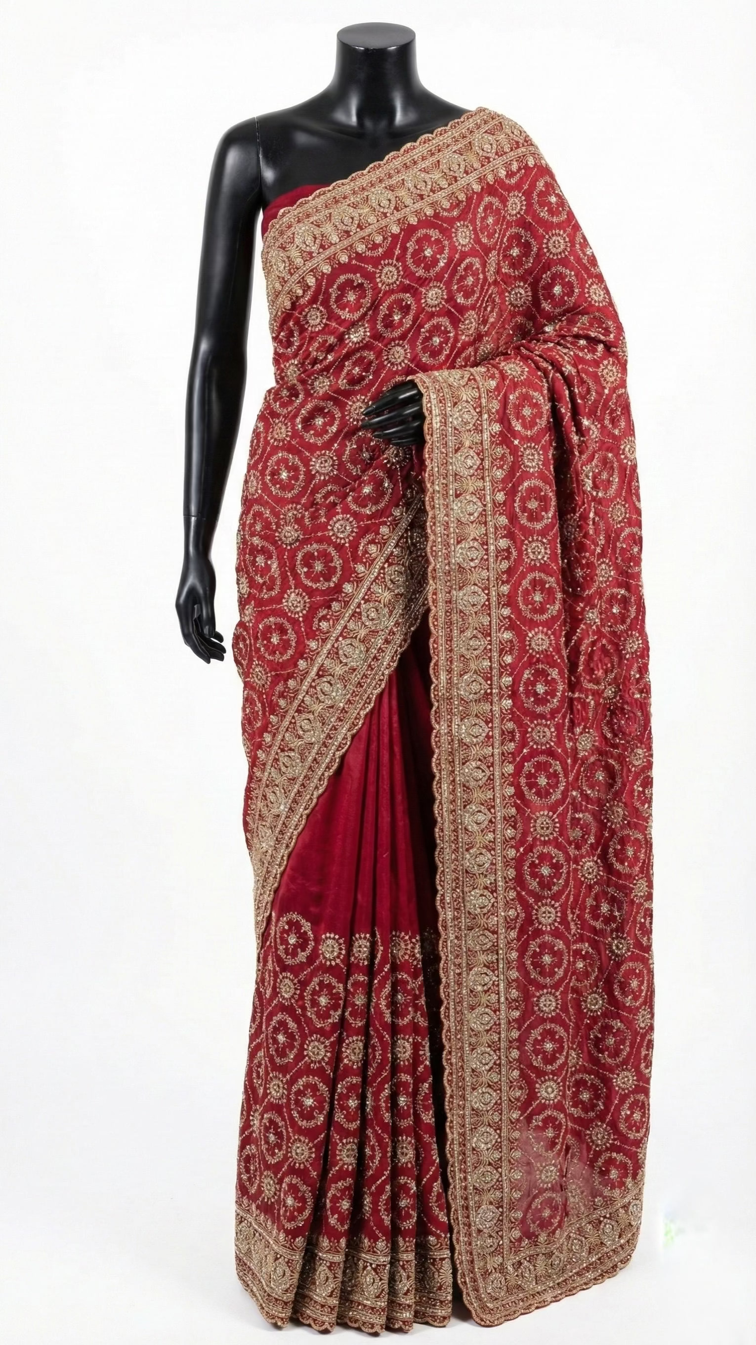 Heavy Embroided Saree