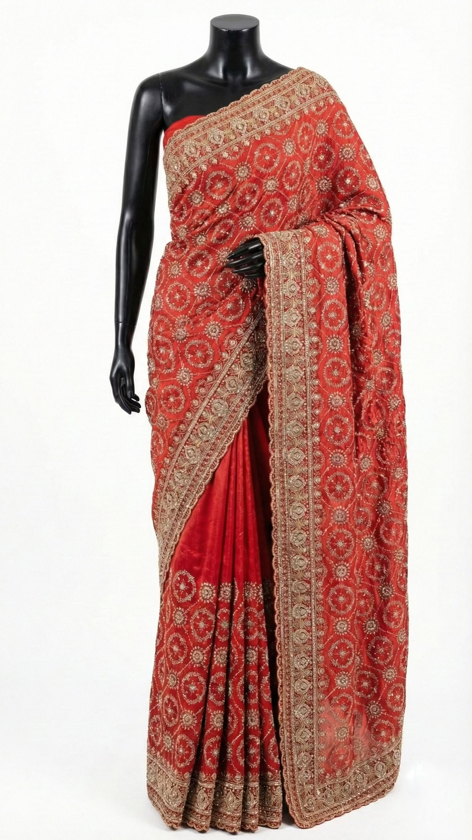 Heavy Embroided Saree